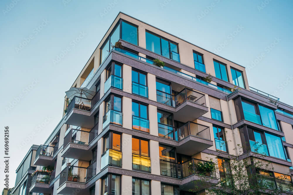 A close up of a building