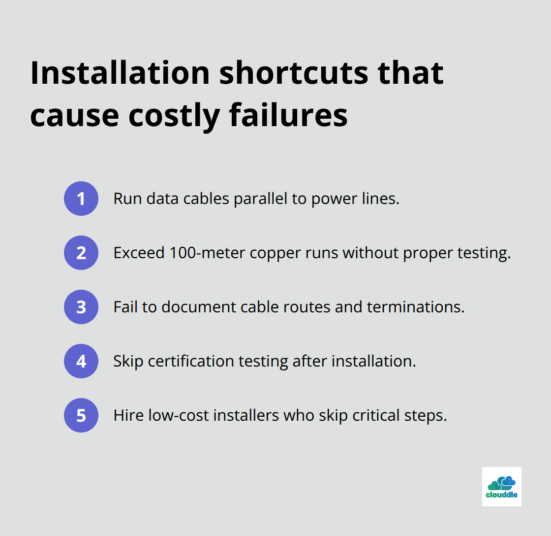 Compact list of common hotel cabling mistakes to avoid - Data cabling services hotels