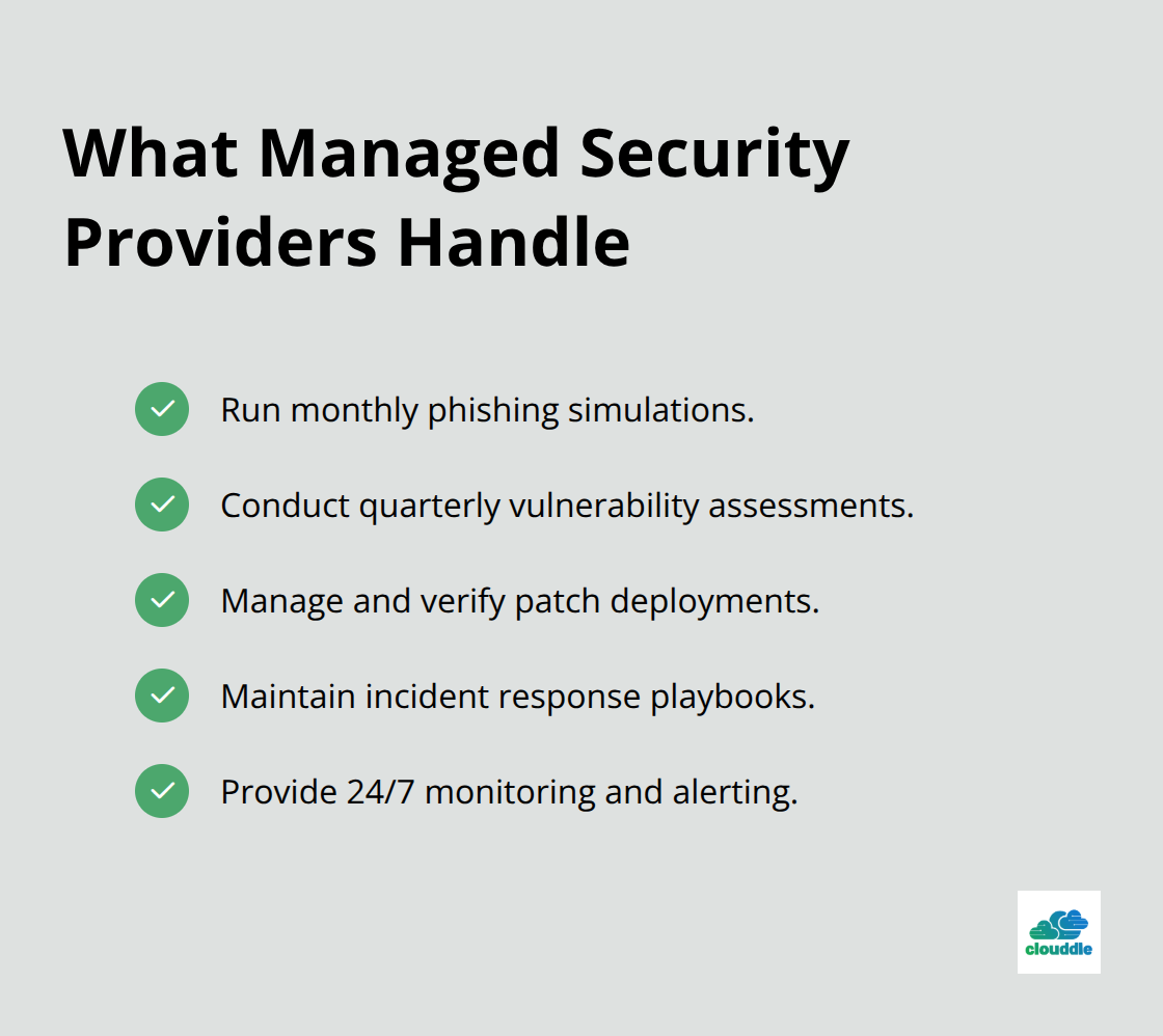 Core services delivered by managed security providers - it security management