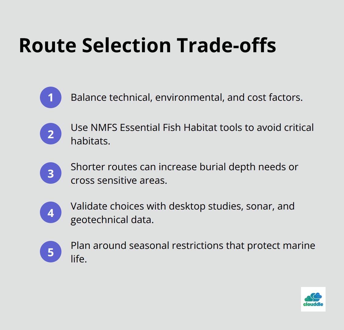 Key trade-offs and tools that shape underwater cable route selection in the U.S. - underwater cable installation